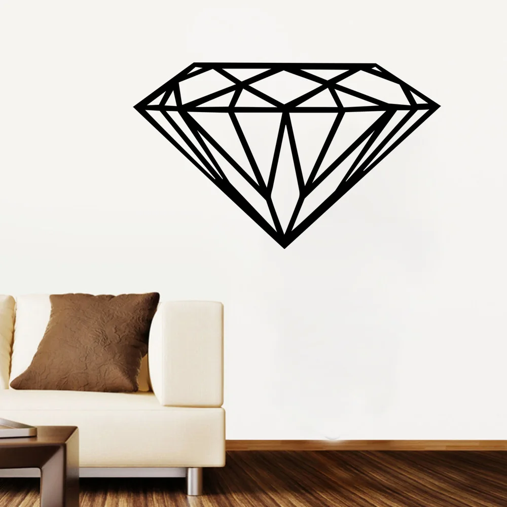 OS1566 Diamond Pattern Vinyl Wall Decal Home Decor Party Decor Nursery