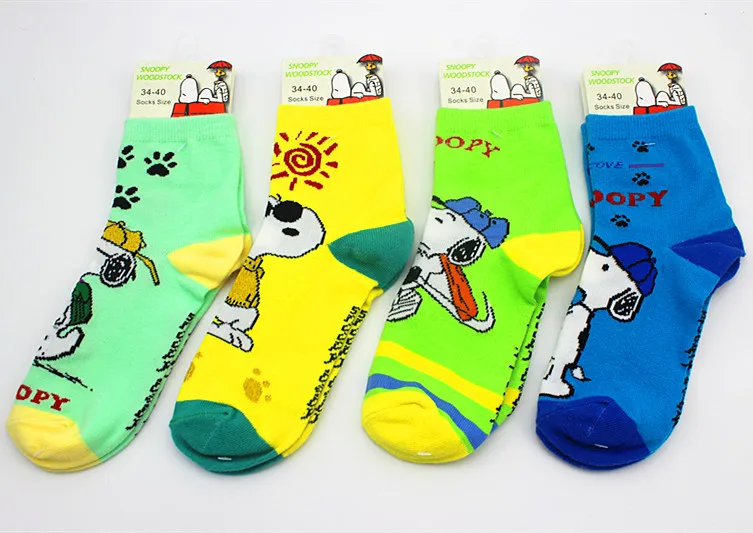 IVYYE 1 пара белая собака мода аниме для мужчин носки хлопковые повседневные длинные носки теплые зимние мультфильм косплэй новые подарки