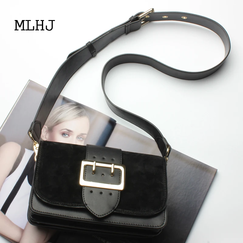 

MLHJ crossbody bags for women 2018 New trend frosted leather shoulder messenger bag