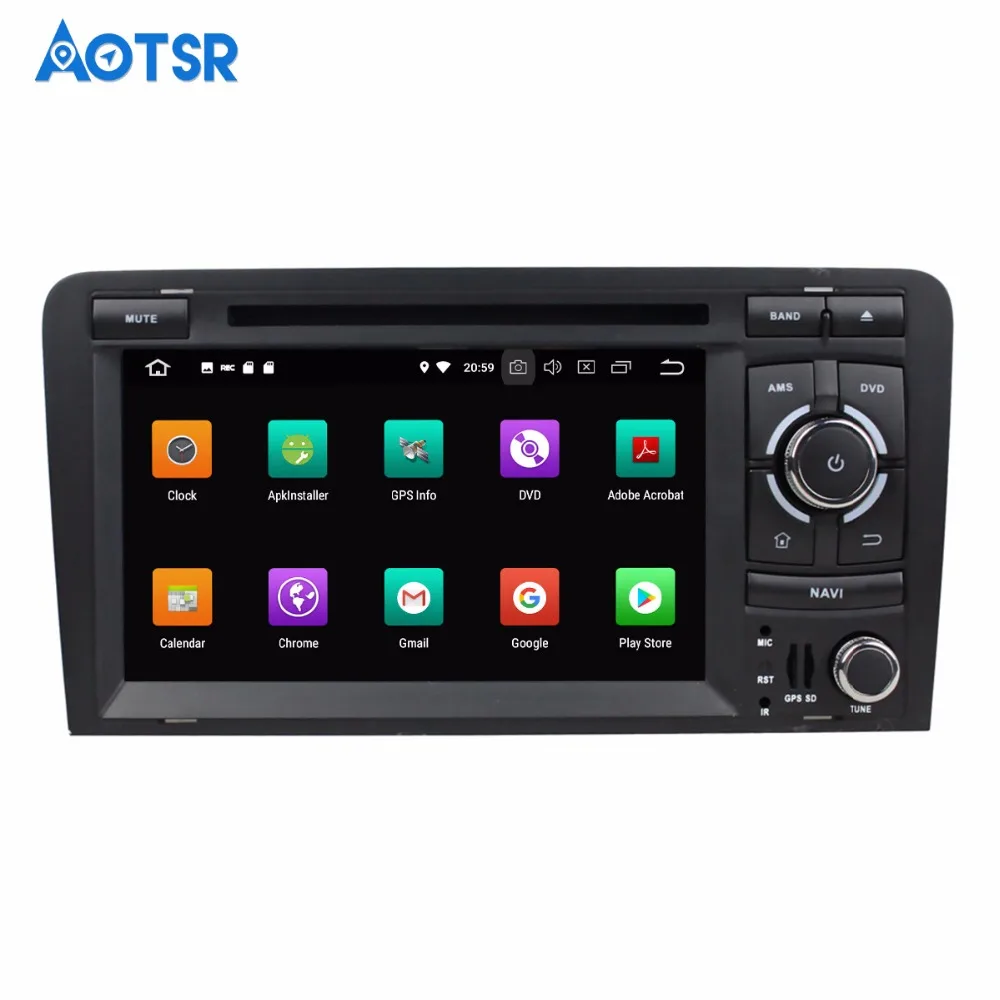 Clearance 2 DIN Car Multimedia Android 8.0 For Audi A3 S3 2003 2004 2005 2006 2007 2008 2009-2013 4+32gb Radio GPS Navi IPS Screen stereo 3