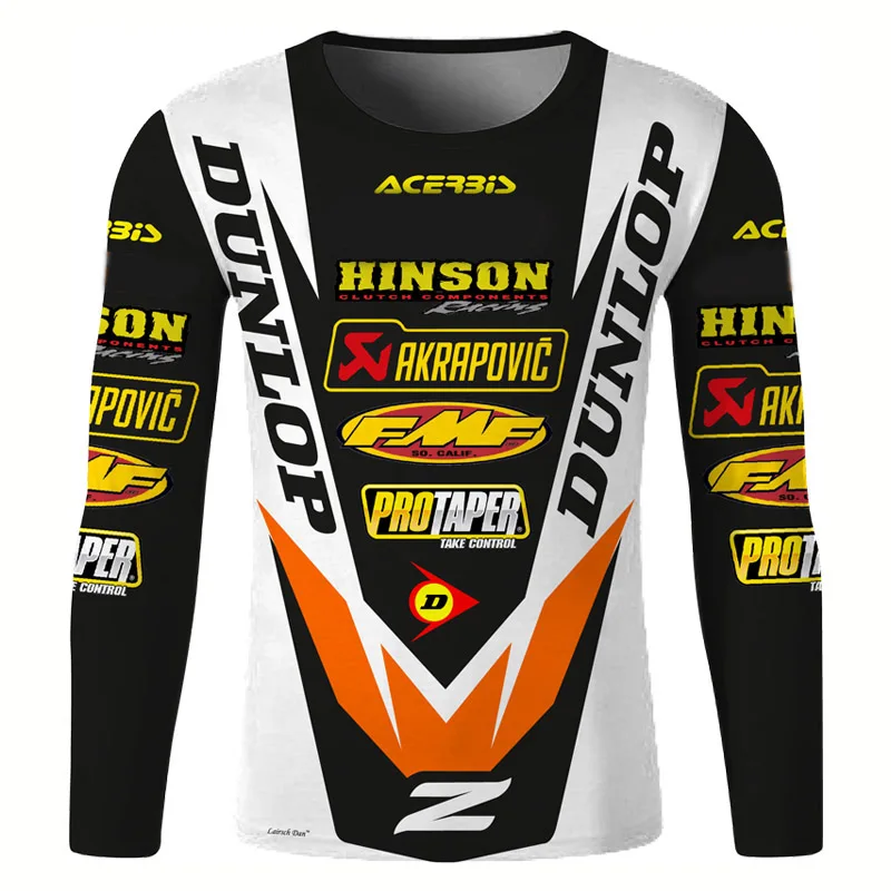 

SPTGRVO Lairschdan 2019 Cycling Jersey Long Sleeve Summer Men Enduro MTB Downhill Offroad Motocross MX Clothing DH Bike TShirt