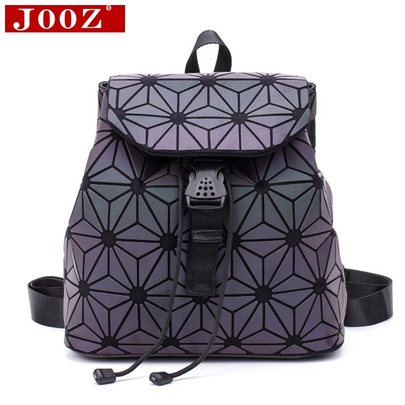 مضيئة على ظهره خياطة شعرية حقيبة الرجال النساء حقيبة ظهر للسفر فتاة حقيبة مدرسية الطالب على ظهره الهولوغرام كيس من دوس