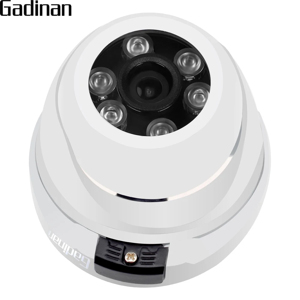 Купольная IP камера GADINAN металлический чехол 3518E 1080P 2 0 мегапикселя АНТИВАНДАЛЬНАЯ