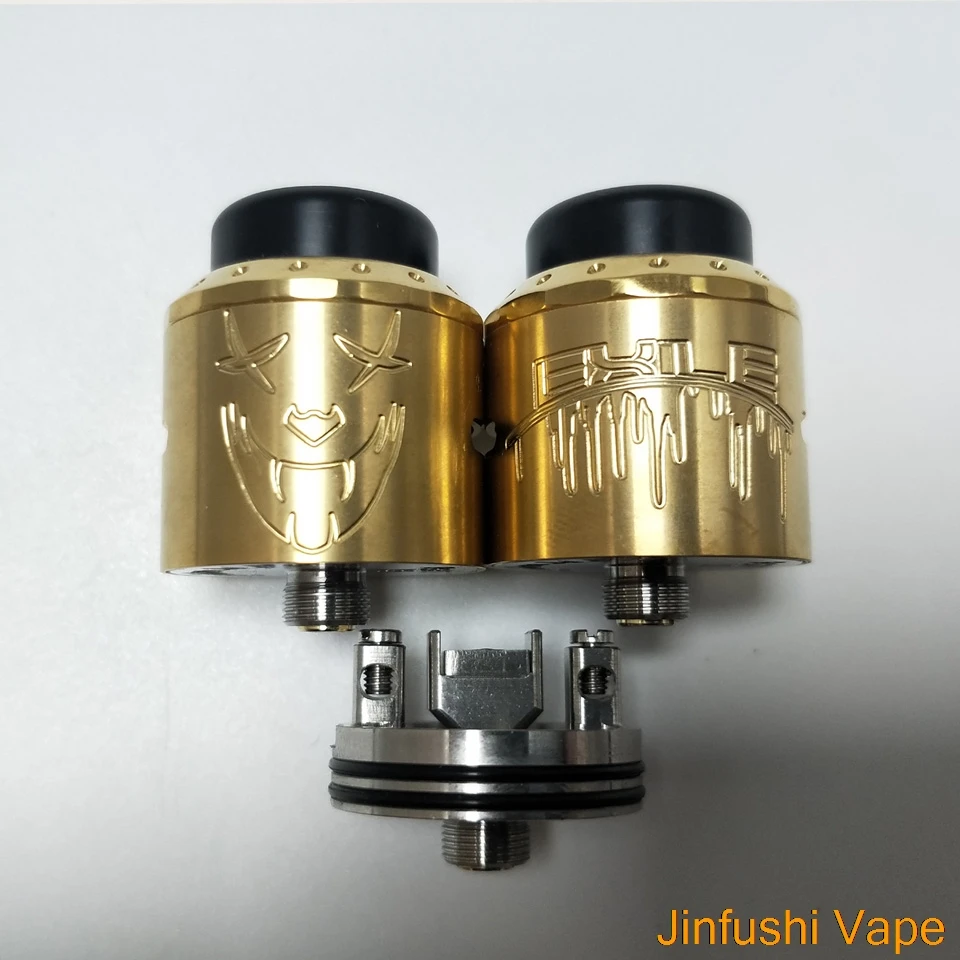 New Arrival USA Armageddon Exile RDA Rebuildable Atomizer 25mm Diameter Hookah Vaporizer For Electronic Cigarette Mods Vape Tank New Arrival USA Armageddon Exile RDA Rebuildable Atomizer 25mm Diameter Hookah Vaporizer For Electronic Cigarette Mods Vape Tank