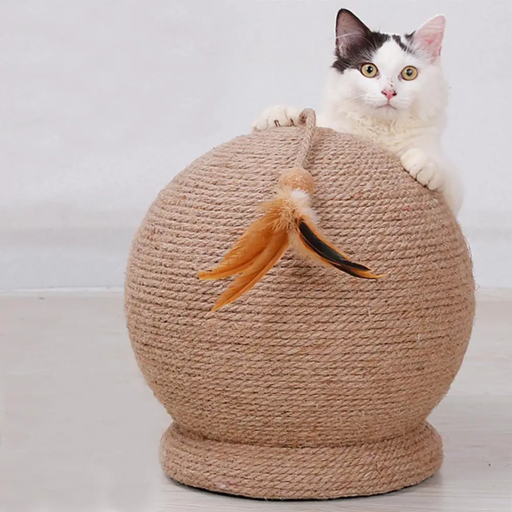 

Cat Scratching Board Toy Round sisal Cat Grabbing Column Table Grinding Claw Supplies Dropshipping