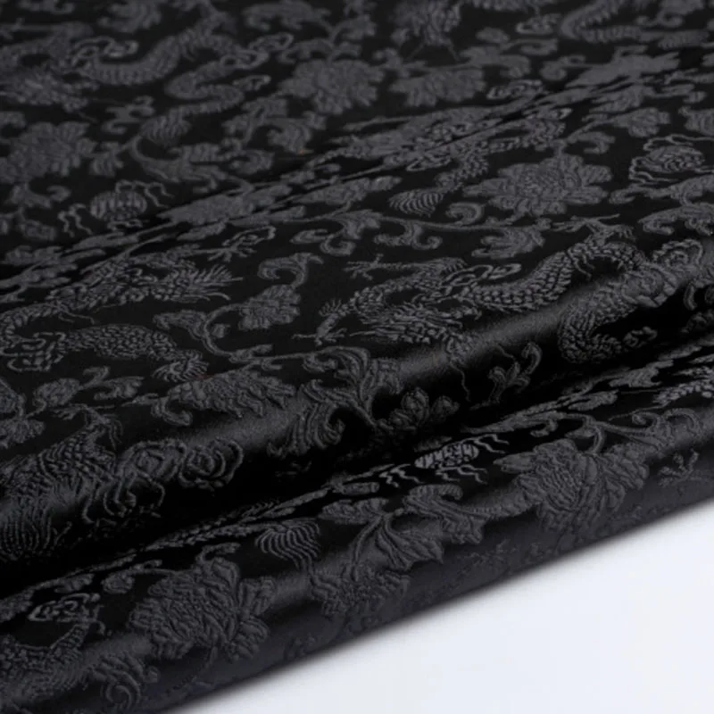 Tela Jacquard De Brocado De Seda De Damasco Con Patrón Floral De Trigo, Tapicería De Disfraz De Cheongsam DIY, Cortina De Costura De Retazos, 75x50cm - AliExprs