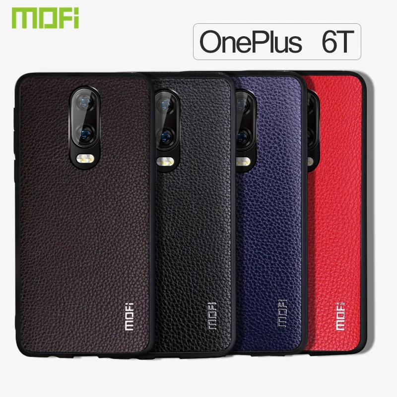 Чехол для Oneplus 6T чехол Mofi One Plus из искусственной кожи аксессуары защитный |
