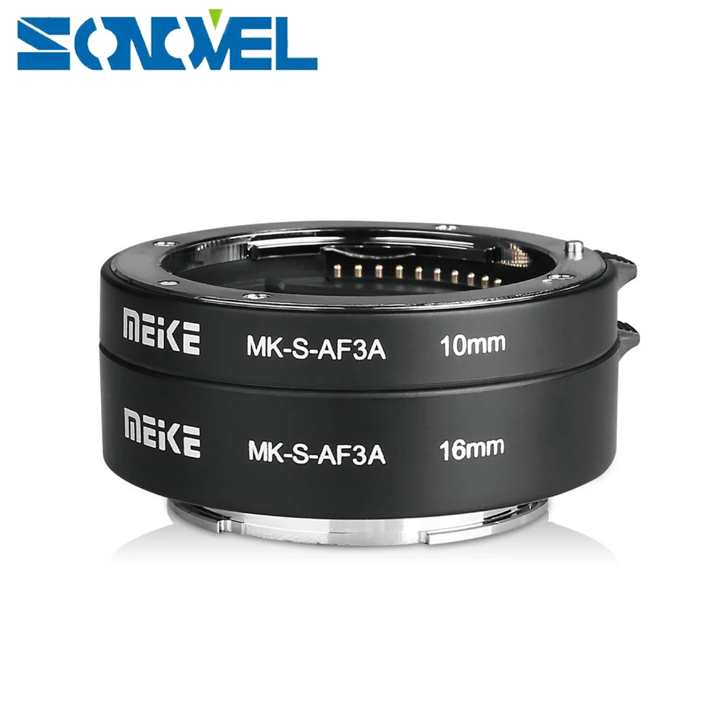 Удлинительная макротрубка Meike с автофокусом 10 мм 16 для Sony E Mount FE A7SII A7R NEX F3 Женская