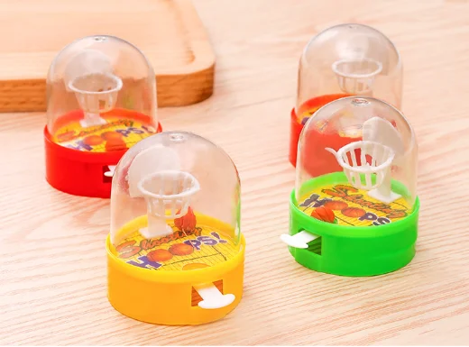 

4pcs Basketball Machine Anti-stress Player Handheld Children Basketball shooting Decompression Toys Gift Mini