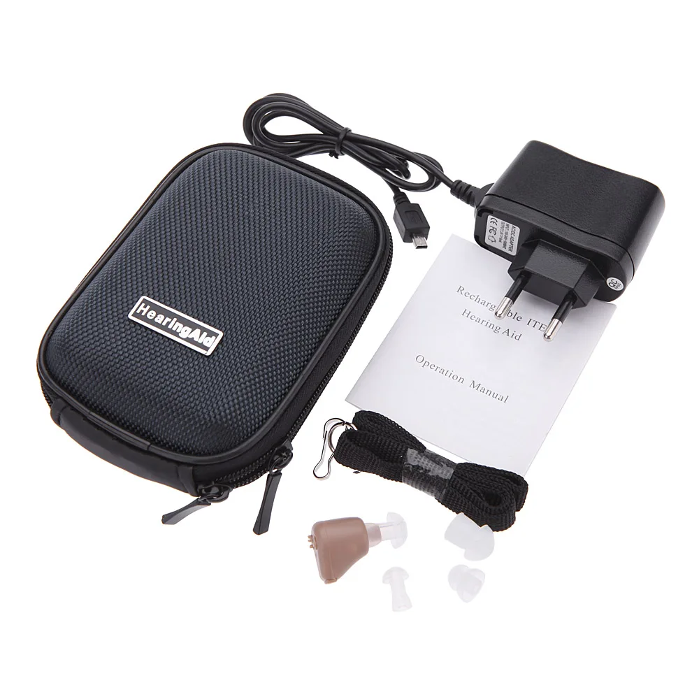

Mini Pocket Hearing Aid Digital In Ear Sound Amplifier Behind The Ear Adjustable Hearing Aid For The Elderly Hearing Loss