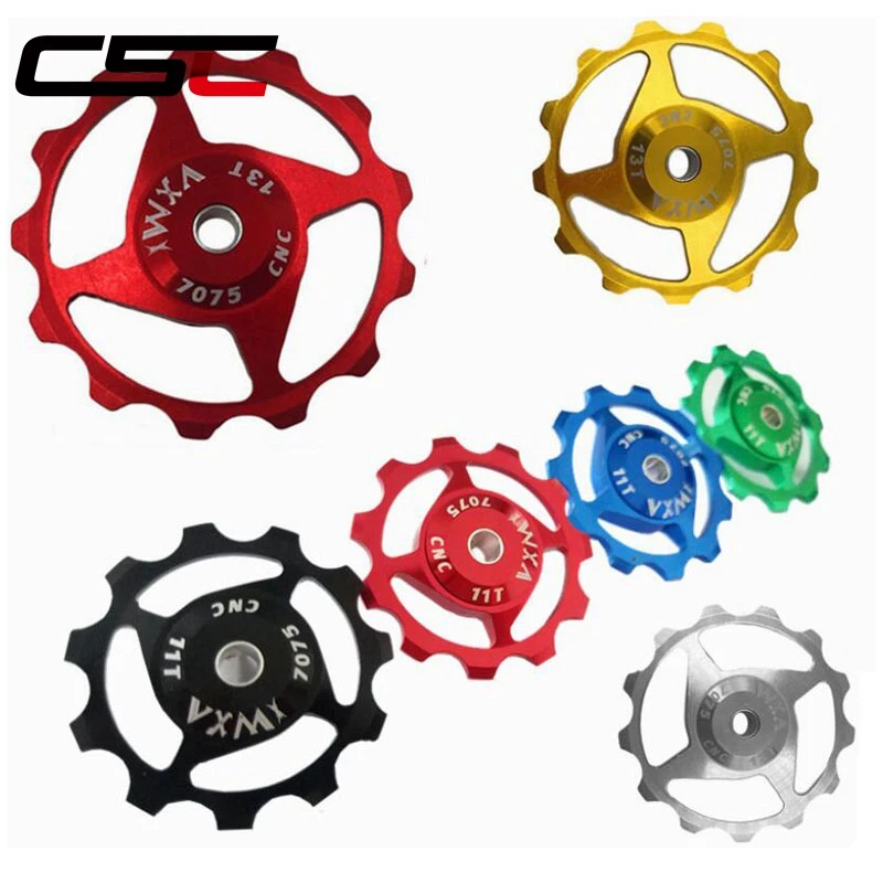 CSC велосипедный задний переключатель Шкив 11T 13T MTB дорожный роликовый подшипник