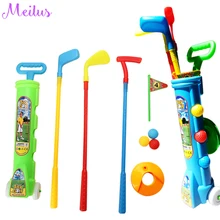 Открытый Забавный спортивный детский Гольф мяч стержень набор пластиковых игрушек родитель-ребенок игрушки Ранние развивающие игрушки для детей спортивные игрушки