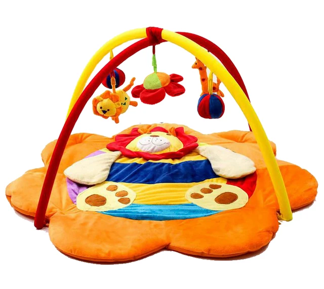 Zoo Animal Lion Baby Play Mat Crawling Toys Infant Musical Gym Toddler