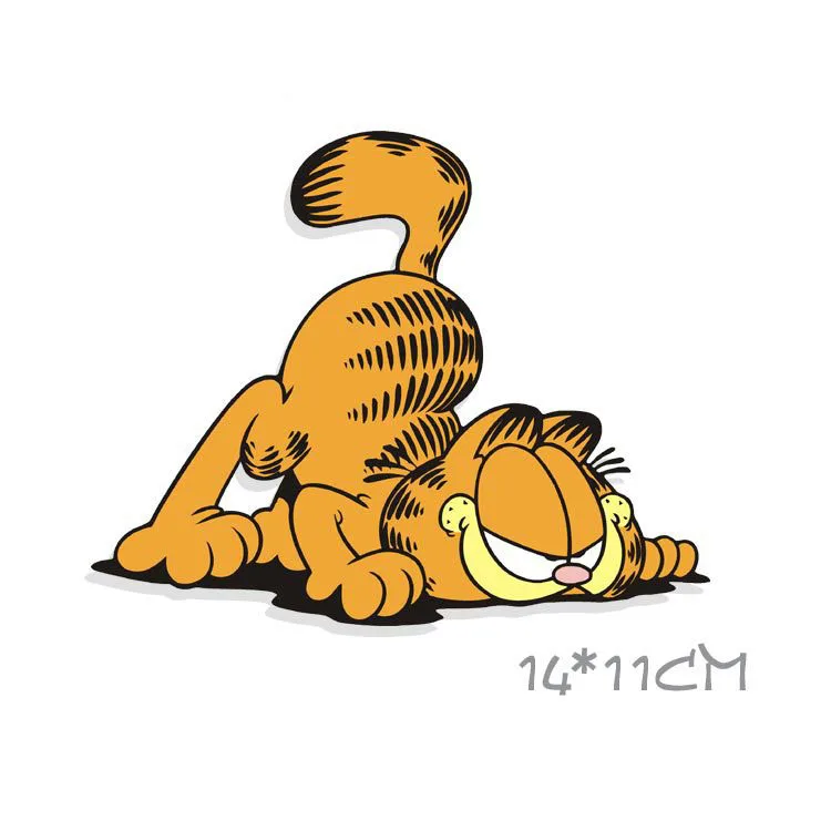 New Garfield Funny Car Stickers Cute Cartoon Animals DIY Decoration