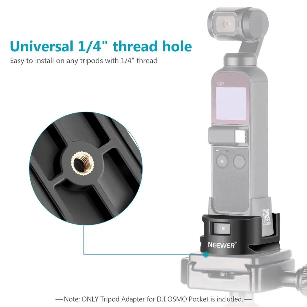 WiFi Base Tripod Adapter for DJI OSMO Pocket Wireless Module Base Mount
