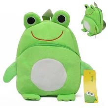 Frog mini schoolbag baby backpack mochila children s shool bags kids plush backpack for Birthday Christmas