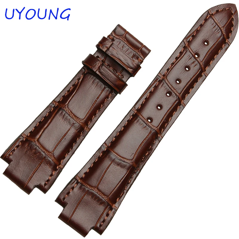 Ремешок для часов tissot T60 из натуральной кожи 24 мм|watch accessories|leather watch bandgenuine leather band |