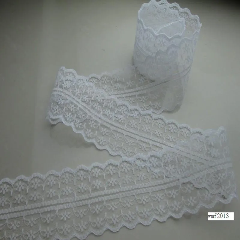 

New listing 10 yards / 4 cm wide white bilateral lace ribbon lace embroidery lace DIY craft