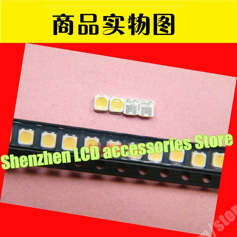200 шт 3228 LED SMD лампы бусины 3В для Samsung TV подсветка полоса ремонт | - Цена: 