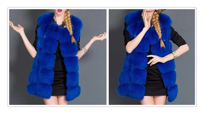 Haining fur of Europe and the United States new imported imitation fur fox fur vest mink coat (10)