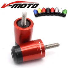 Мотоцикл CNC 7/8 ''22 мм рукоятки «Грипсы» бар крышки концевые заглушки для SUZUKI B-KING 1300 2008-2012