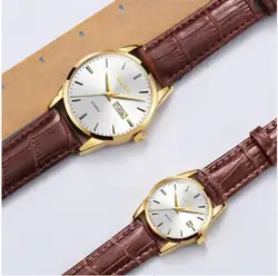 OLEVS Элитный бренд часы для женщин розовое золото кварцевые наручные часы для влюбленных кожа бизнес Пара часы для мужчин Relogio Masculino 1 цена