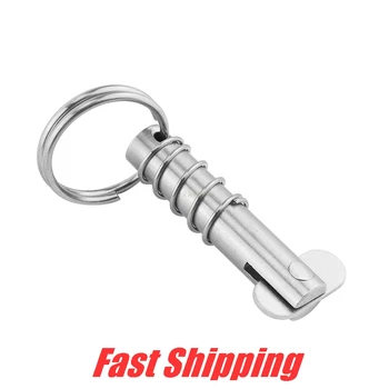 

316 stainless steel M10*50 Quick Release safety pin Marine Deck Hinge Spring pin Yacht boat hardware accessories