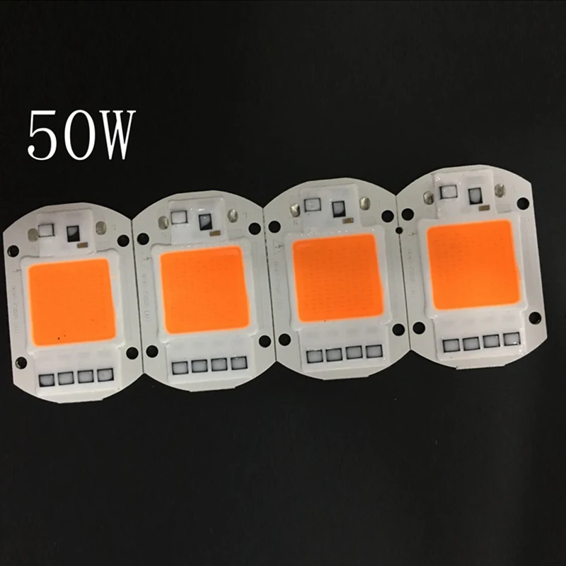 

COB LED Chip Phyto Lamp Full Spectrum 110V 220V 20W 30W 50W LED Diode Grow Lights Fitolampy For DIY Seedlings