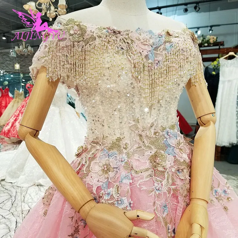 

AIJINGYU Hawaiian Wedding Dresses Muslim Gowns Summer Buy 2019 Rose 2018 Plus Size Gown Attire Wedding Dress Hijab