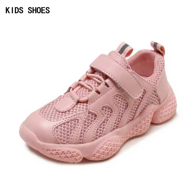 Kids Breathable Sneakers For Girl Baby Casual Shoes 2019 Spring Fashion Toddler Boy Sport Shoe Child Sneaker Black White Pink