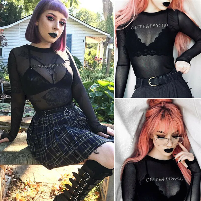 

Women's Long Sleeve Short Romper Jumpsuit Stretch Bodysuit Leotard Mesh Fashion Jumpsuits