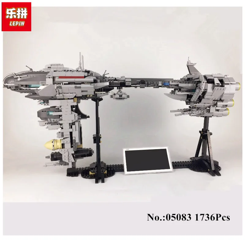 

IN STOCK Lepin 05083 1736Pcs MOC Star Series The Nebulon-B Medical Frigate wars Set Children Educational Building Blocks Bricks