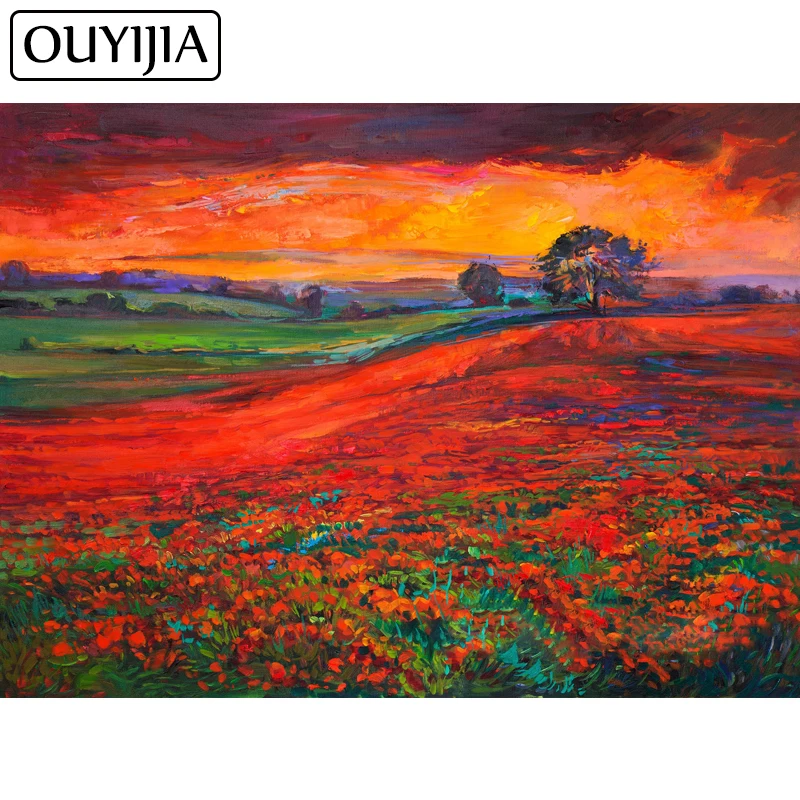 OUYIJIA 5D DIY декорации Роза алмазов картина полная квадратная Алмазная Вышивка