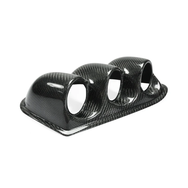 CF Mitsubishi Evolution 7 8 9 Dash Triple Gauge Pod (RHD) (60mm) (3)