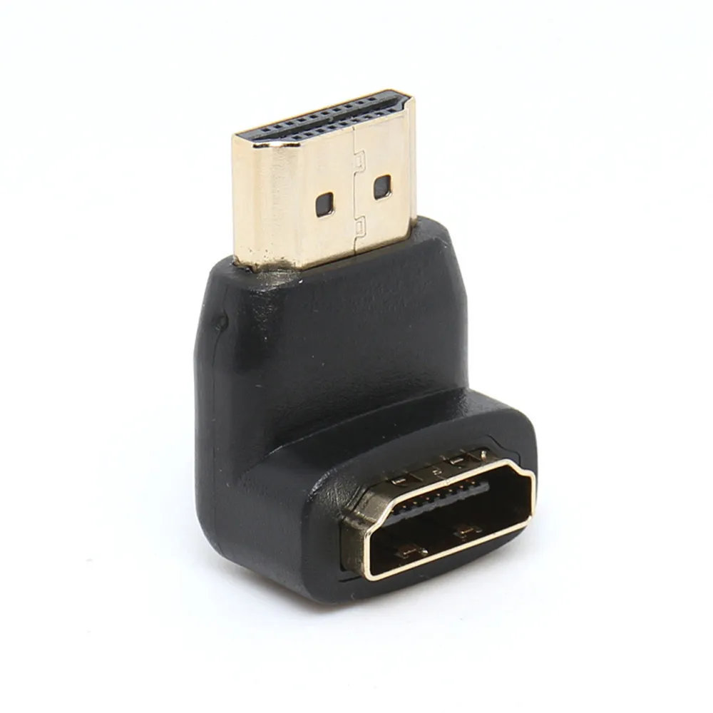Кабель адаптер HDMI male female преобразователь удлинитель угол 90 градусов обзора 270 для