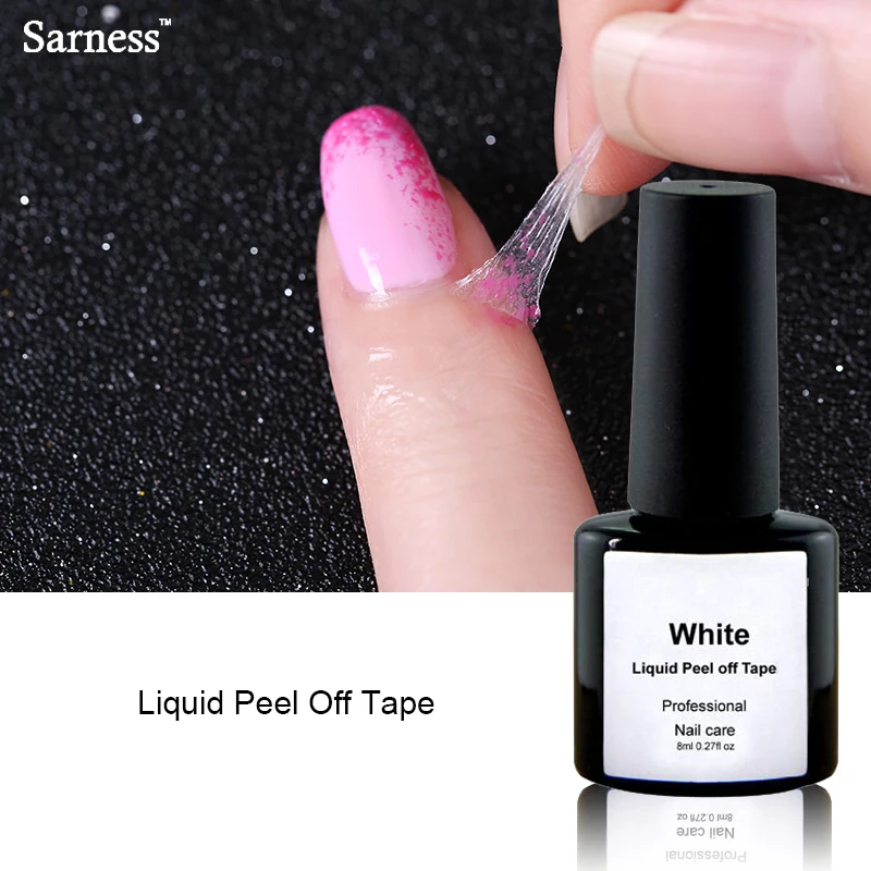 

Sarness Nails Design All for Manicure Tools Easy Clean Tops Base Coat Care Primer Gel Lacquer Nail Art Glue Peel-off Tape