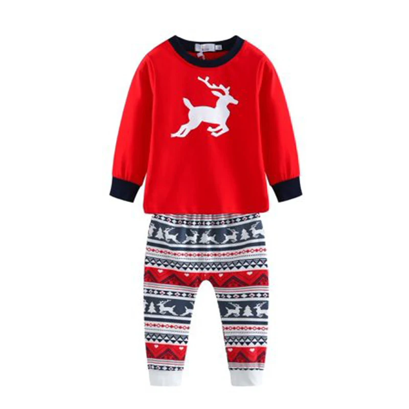 Семейный комплект рождественских пижам; Новинка года; Рождественская одежда для сна для мамы, папы и ребенка; комплект одинаковых пижам для всей семьи