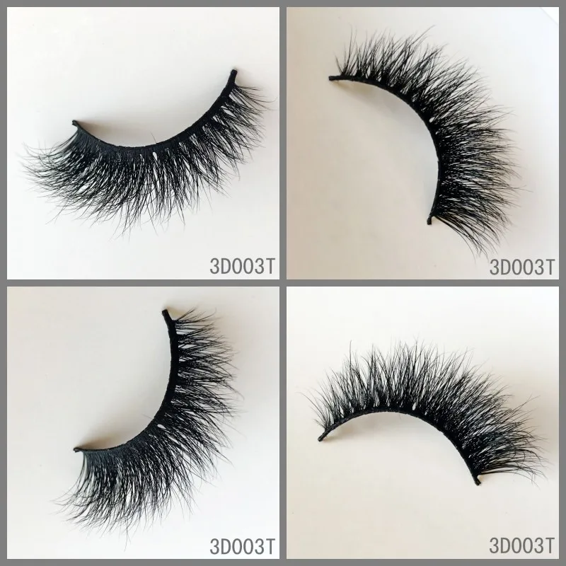 Postiços da Dramaturgia Frete Grátis Cílios Vison 3d Fluffy Mink Reutilizável Entrecruzamento Glamour Ups 1000pair 9 Cílios Postiços da dramaturgia 3D Fluffy mink