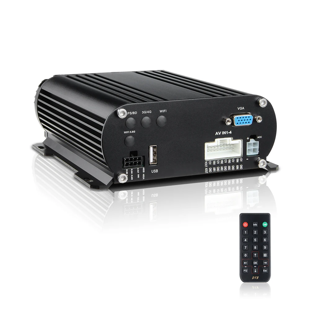 1080P 4CH AHD DVR Прямая поставка с фабрики партия автомобильный Грузовик видео запись