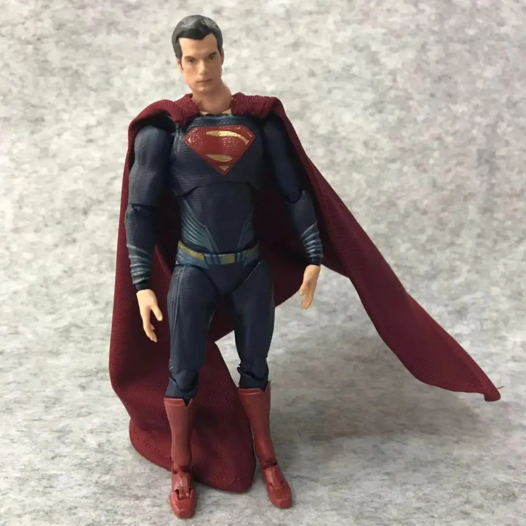

Justice League Super Hero SHF Superman Clark Kent Action Figure Boys Gift Anime Decorations Superman Model