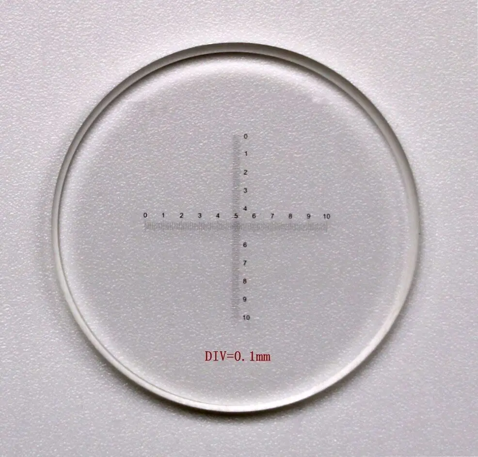 2 div 0. Микроскоп с измерительной линейкой. Линейка для калибровки провода. 1 div 0. Калибровочный слайд для микроскопа.