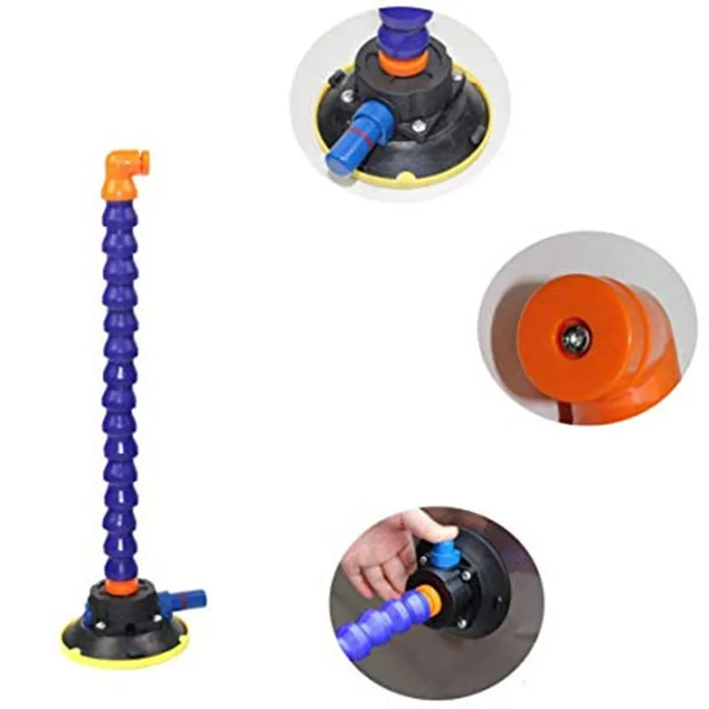 

4.5inch Heavy Duty Hand Pump Suction Cup with flexible gooseneck pipe for PDR LED lamp