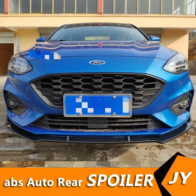 

For Ford Focus ABS Rear Bumper Diffuser Protector For 2018-2019 Focus Body kit bumper rear Front shovel lip rear spoiler