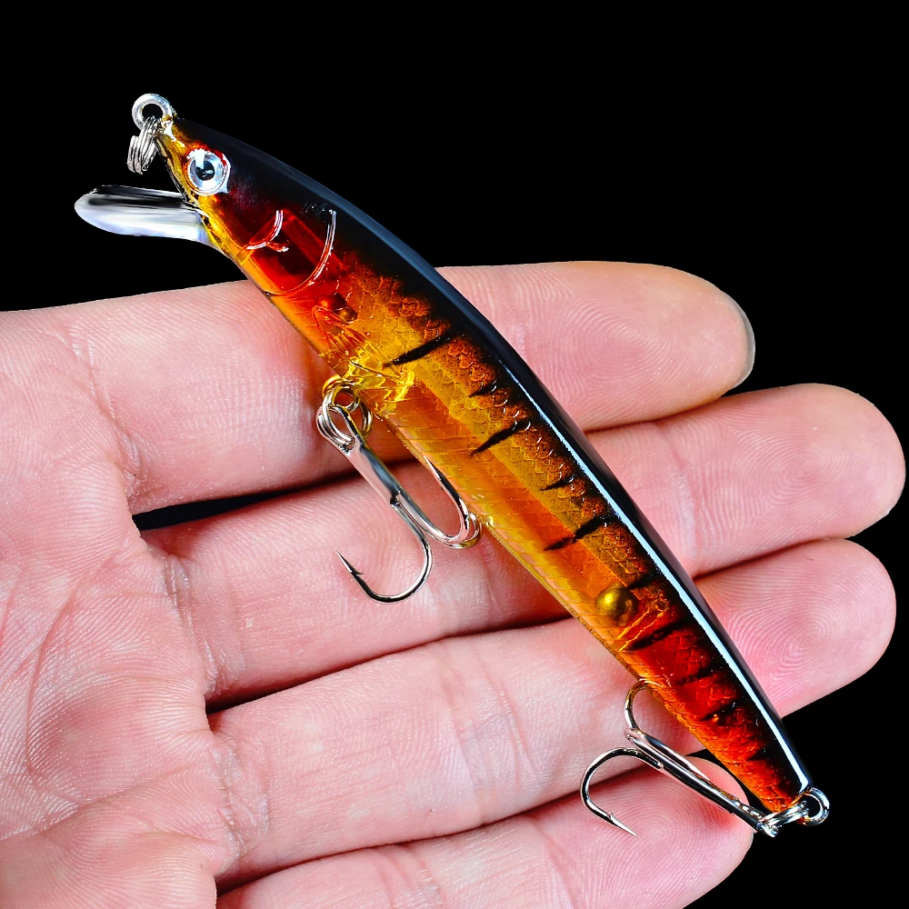 

Sunlure 1pc 8 colors Minnow Fishing Lures 0.26oz-7.3g Hard Lure Fishing 10cm-3.94" Tackle 6# Hook Artificial Bait Hard Lure