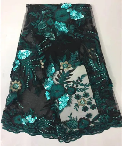 

Latest Tulle Lace Fabric, African Sequins Lace Fabric, Latest African Laces 2018 With Sequins