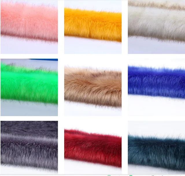 High grade Dye tip faux fox fur,faux fur fabric,felt cloth,fur coat