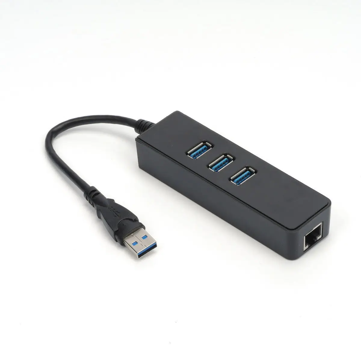 3 Порты и разъёмы USB 3,0 Gigabit Ethernet Lan RJ45 сетевой адаптер концентратора до 1000 Мбит/с ПК