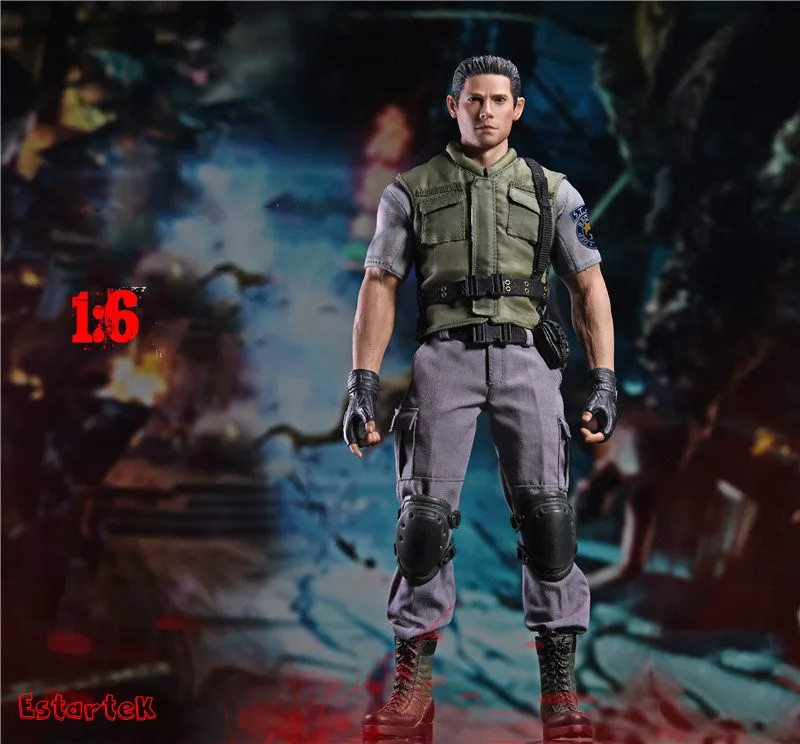 [ESTARTEK] ZCtoys 1/6 биохимическая полиция Криса Редфилда зомби полицейский 12 дюймовый