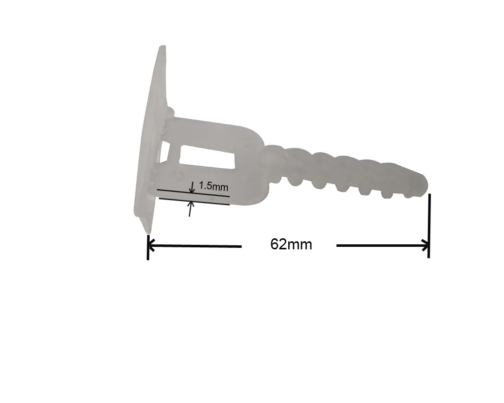 Система выравнивания плитки пола зажимы прокладки 50 шт. 1,5 мм зажимы выравниватель
