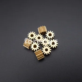 

10PCS X 12T2.3A Brass Gear 0.5 Modulus Teeth=12 Aperture 2.3mm DIY Model Accessories 12T Metal HQ 10PCS/LOT GEARS NEW *FD350X10